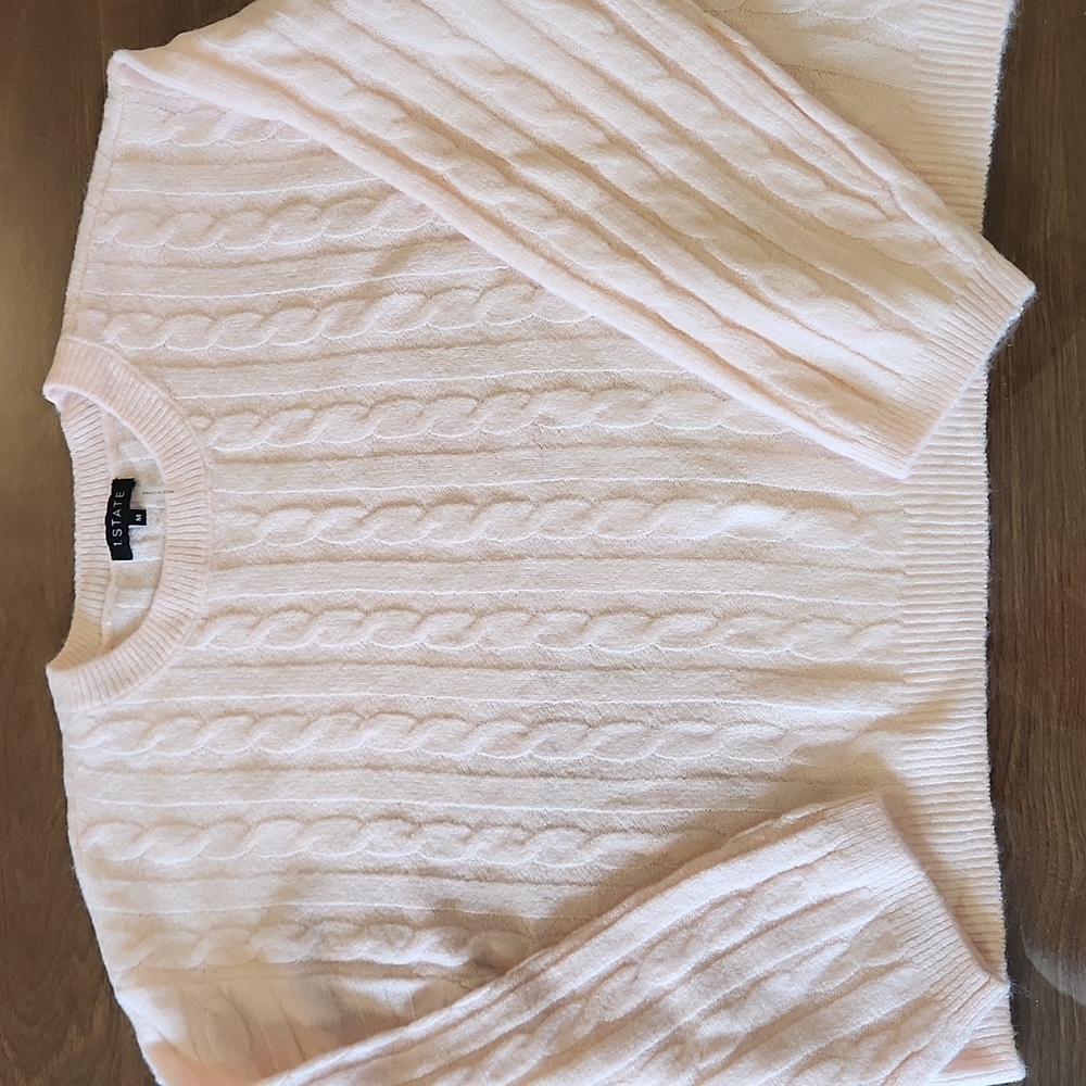 Light Pink Cropped Sweater Cropped Is In!